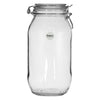 REGENT HERMETIC GLASS CANISTER WITH CLIP SEAL GLASS LID, 2L