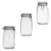 REGENT ROUND HERMETIC GLASS CANISTER WITH CLIP SEAL GLASS LID, 1.45L