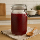 REGENT HERMETIC GLASS CANISTER WITH CLIP SEAL GLASS LID, 1.45L