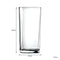 REGENT BLUE PLASTIC CRATE WITH HI BALL TUMBLERS, 30'S (270ML)