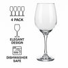 CONSOL LYON STEM RED WINE GLASS 4PK, 490ML