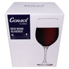 CONSOL LYON STEM RED WINE GLASS 4 PACK, (490ML)