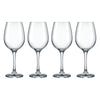 CONSOL LYON STEM WHITE WINE GLASS 4PK, 385ML