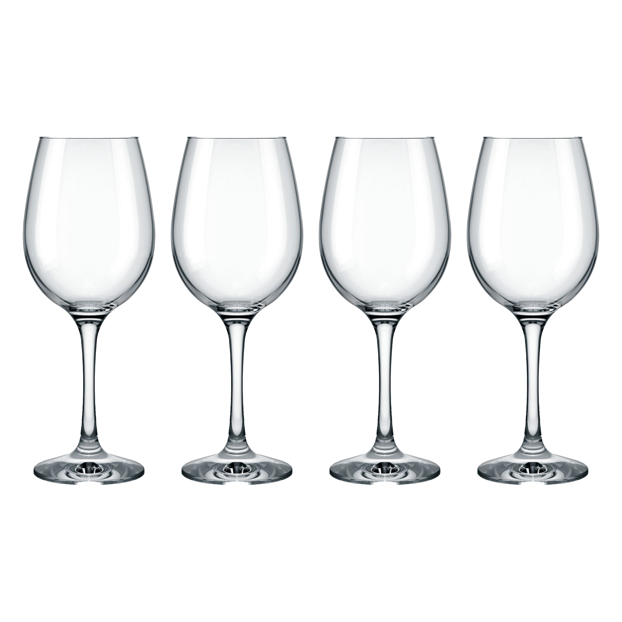 CONSOL LYON STEM WHITE WINE GLASS 4PK, 385ML