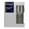 CONSOL LYON STEM WHITE WINE GLASS 4PK, 385ML