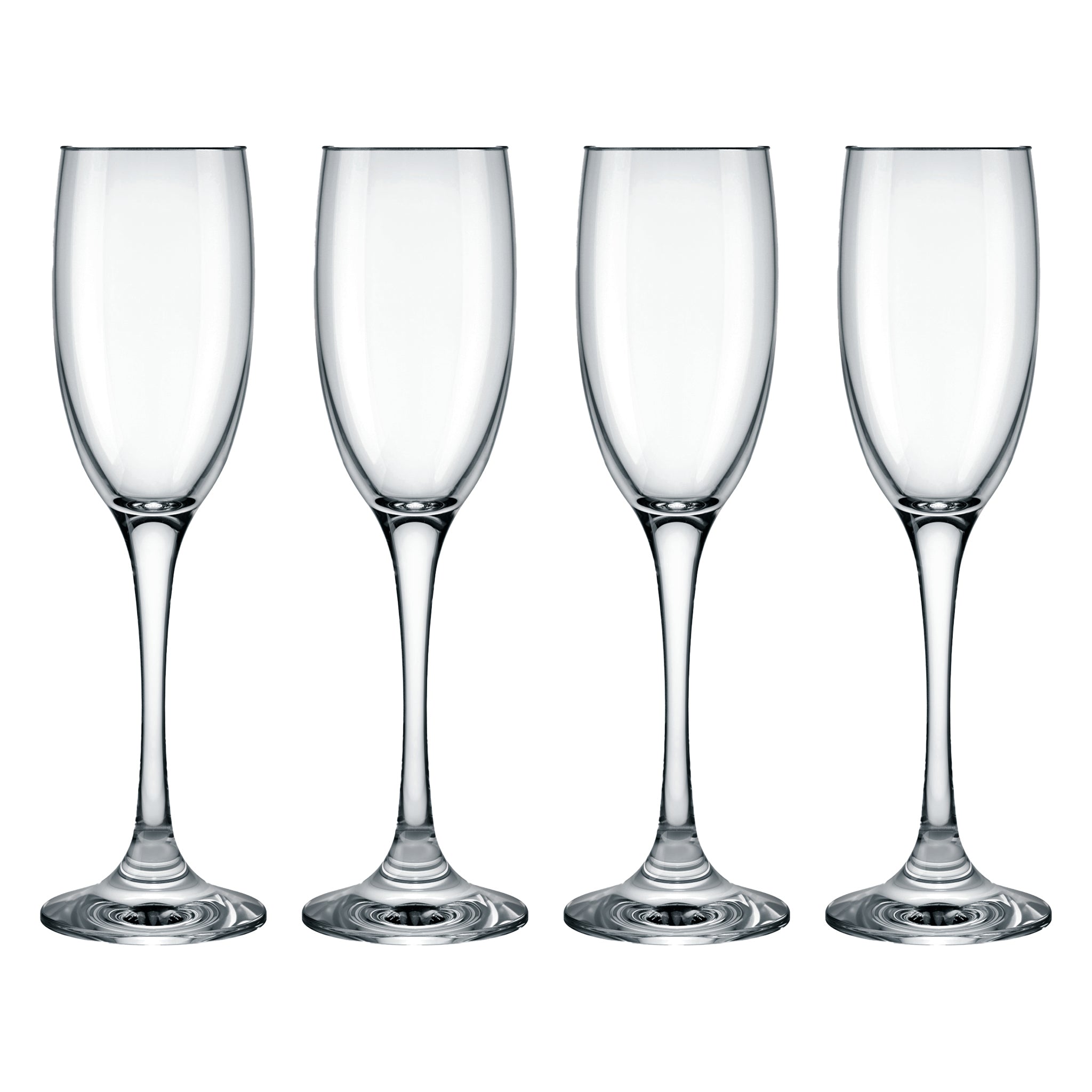 CONSOL LYON STEM CHAMPAGNE FLUTE 4PK, 180ML