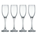 CONSOL LYON STEM CHAMPAGNE FLUTE 4 PACK, (180ML)