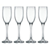 CONSOL LYON STEM CHAMPAGNE FLUTE 4 PACK, (180ML)