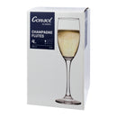 CONSOL LYON STEM CHAMPAGNE FLUTE 4PK, 180ML