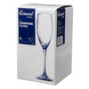 CONSOL LYON STEM CHAMPAGNE FLUTE 4 PACK, (180ML)
