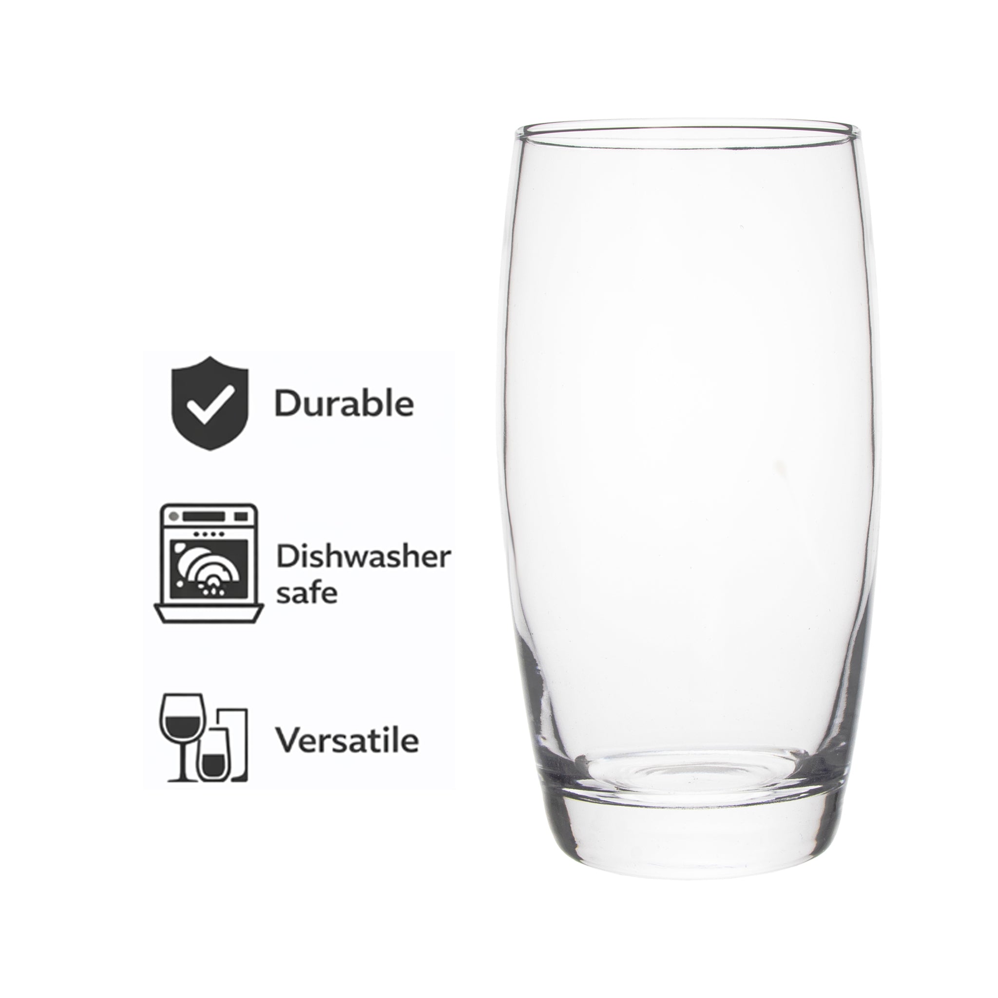 CONSOL GLASGOW HIBALL TUMBLER 4PK, 400ML