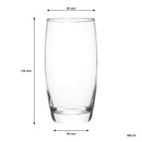 CONSOL GLASGOW HIBALL TUMBLER 4 PACK, (400ML)
