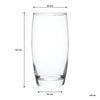 CONSOL GLASGOW HIBALL TUMBLER 4 PACK, (400ML)