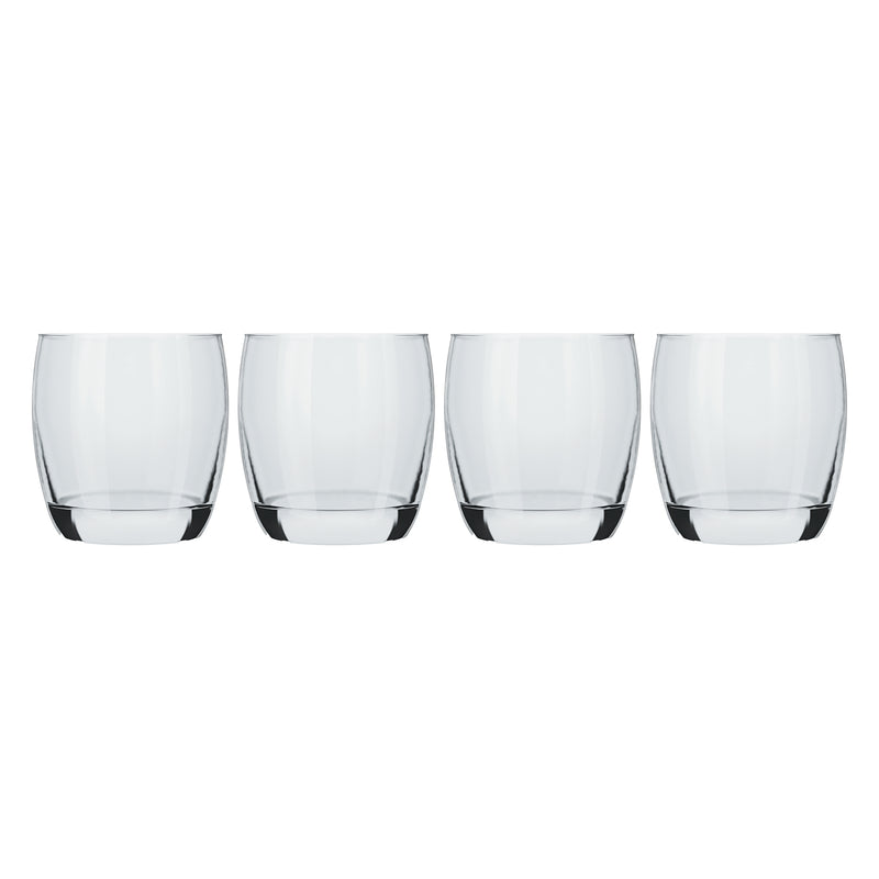 CONSOL GLASGOW WHISKEY TUMBLER 4 PACK, (330ML)