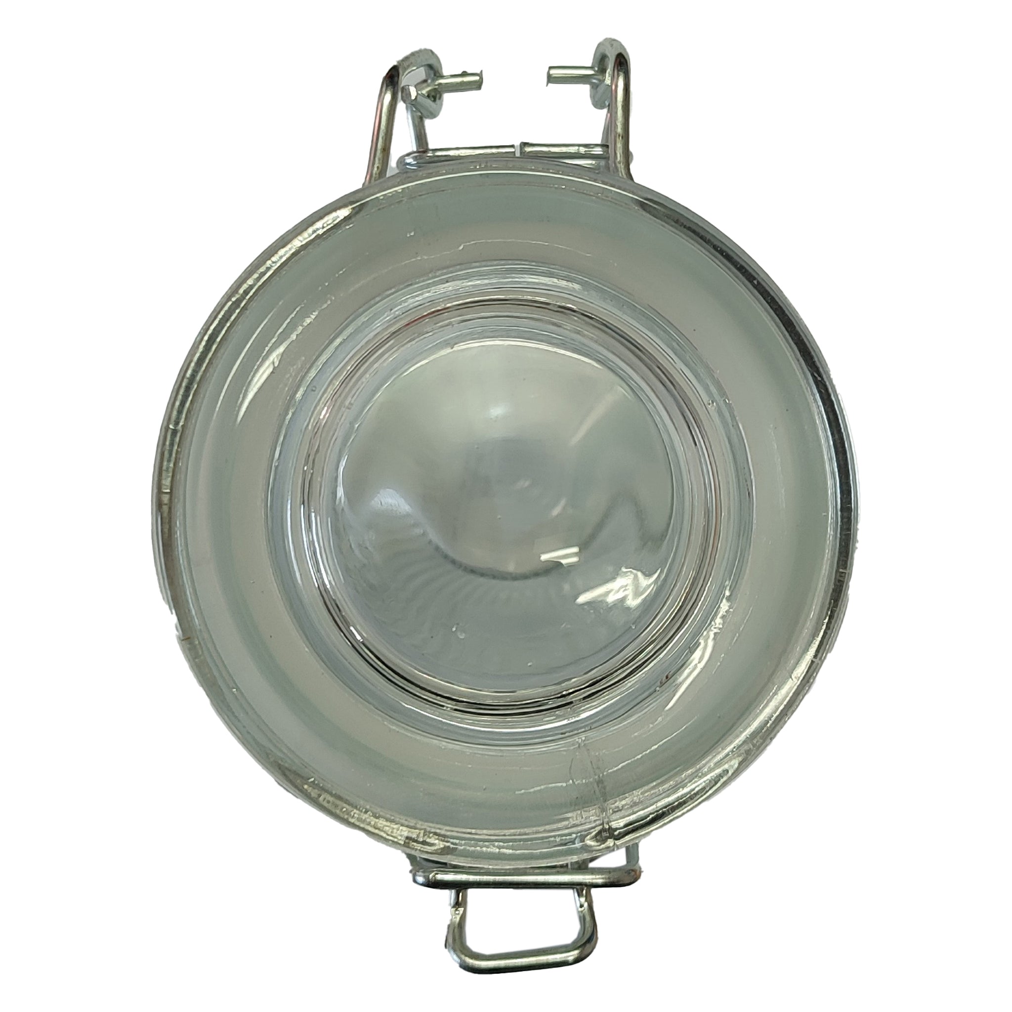 REGENT ROUND HERMETIC GLASS CANISTER WITH CLIP SEAL GLASS LID 4 PK, 215ML