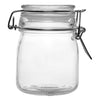 REGENT ROUND HERMETIC GLASS CANISTER WITH CLIP SEAL GLASS LID 4 PK, 215ML