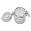 REGENT ROUND HERMETIC GLASS CANISTER WITH CLIP SEAL GLASS LID 4 PK, 215ML
