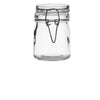 REGENT ROUND HERMETIC GLASS CANISTER WITH CLIP SEAL GLASS LID 4 PK, 215ML