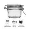 REGENT HERMETIC GLASS CANISTER WITH CLIP SEAL GLASS LID, 175ML