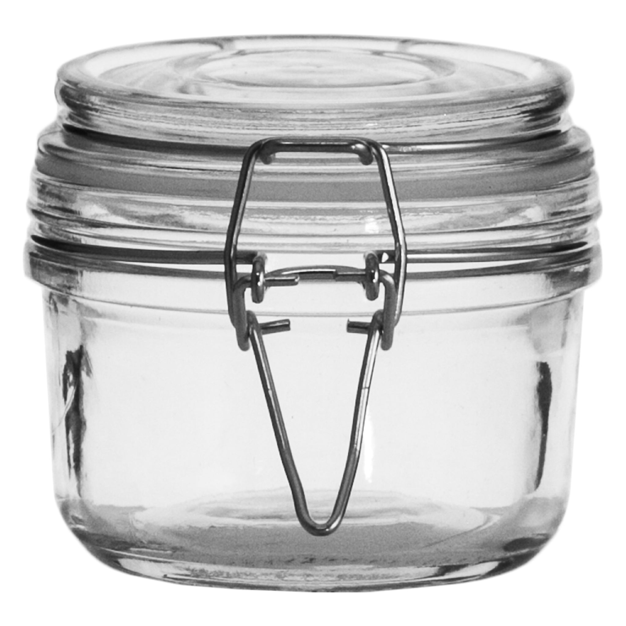 REGENT HERMETIC GLASS CANISTER WITH CLIP SEAL GLASS LID, 175ML