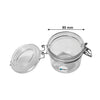 REGENT HERMETIC GLASS CANISTER WITH CLIP SEAL GLASS LID, 200ML