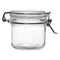 REGENT HERMETIC GLASS CANISTER WITH CLIP SEAL GLASS LID, 200ML