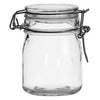 REGENT ROUND HERMETIC GLASS CANISTER WITH CLIP SEAL GLASS LID, 215ML