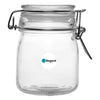 REGENT ROUND HERMETIC GLASS CANISTER WITH CLIP SEAL GLASS LID, 215ML