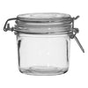 REGENT HERMETIC GLASS CANISTER WITH CLIP SEAL GLASS LID, 350ML (95X95MM DIA)