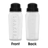 REGENT GLASS SALAD DRESSING/COCKTAIL SHAKER BOTTLE WITH BLACK PLASTIC LID, 550ML