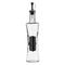 REGENT GLASS OIL OR VINEGAR BOTTLE WITH NOTES & POURER, 400ML (67MM DIAX295MM)