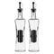 REGENT GLASS OIL OR VINEGAR BOTTLE WITH NOTES & POURER, 400ML (67MM DIAX295MM)