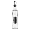 REGENT GLASS OIL OR VINEGAR BOTTLE WITH NOTES & POURER, 400ML