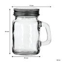 REGENT MINI MASON JAR S&P SHAKER 6 PACK, 140ML (80X73X55MM)