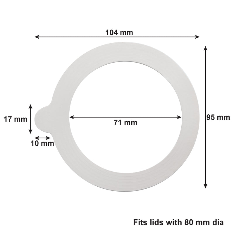 CONSOL RUBBER SEAL 6 PACK FOR CODES 17111, 17112, 17113, 17118