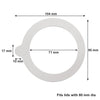 CONSOL RUBBER SEAL 6 PACK FOR CODES 17111, 17112, 17113, 17118