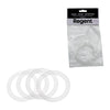REGENT SILICONE REPLACEMENT GASKETS 4PK, FITS 80MM DIA