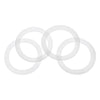 REGENT SILICONE REPLACEMENT GASKETS 4PK, FITS 95MM DIA