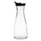 REGENT GLASS CARAFE WITH BLACK LID, 850ML (260X100MM DIA)