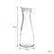 REGENT GLASS CARAFE WITH WHITE LID, 850ML (260X100MM DIA)