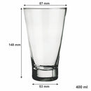 CONSOL SEVILLE HIBALL TUMBLER 4PK, 400ML