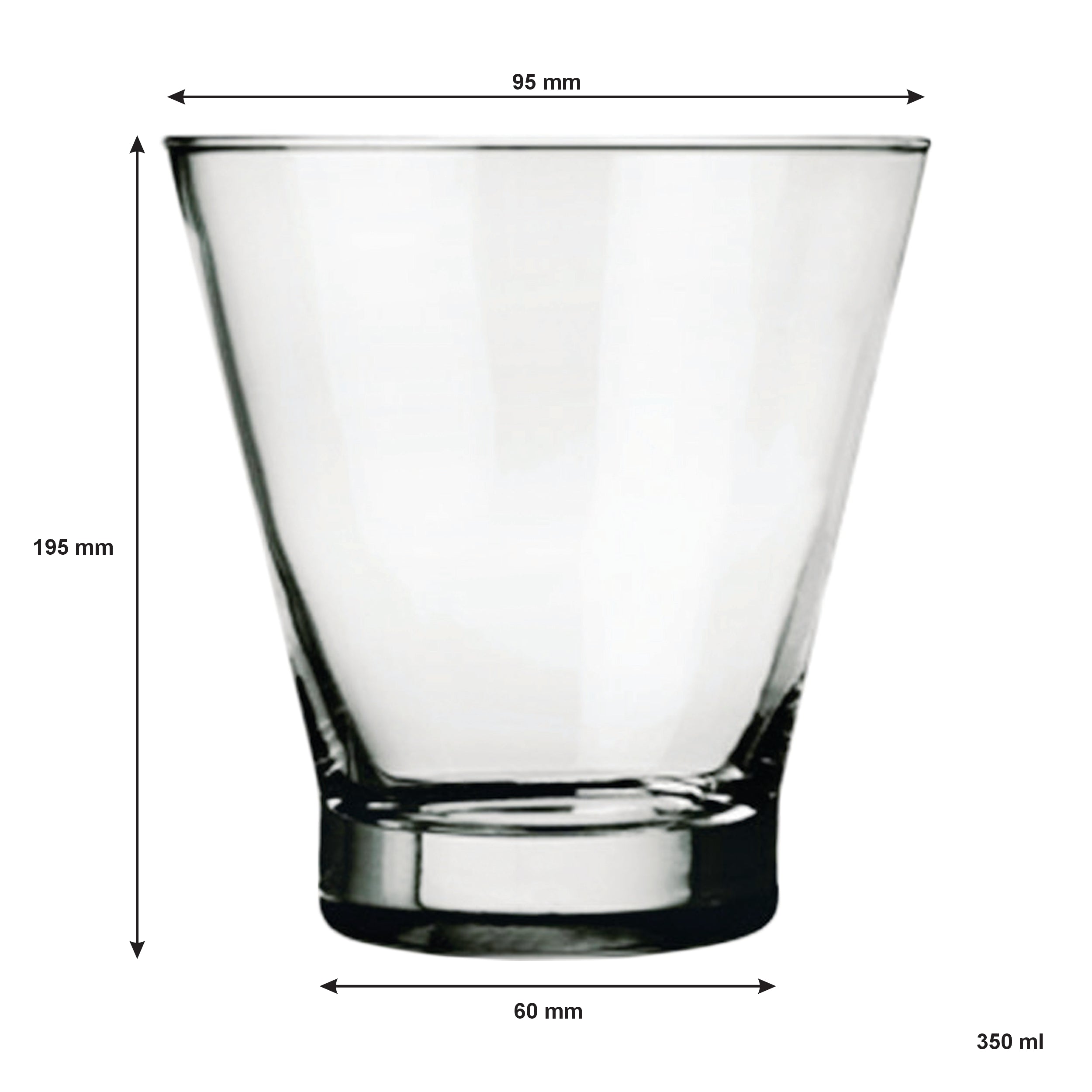 CONSOL SEVILLE WHISKEY TUMBLER 4PK, 350ML