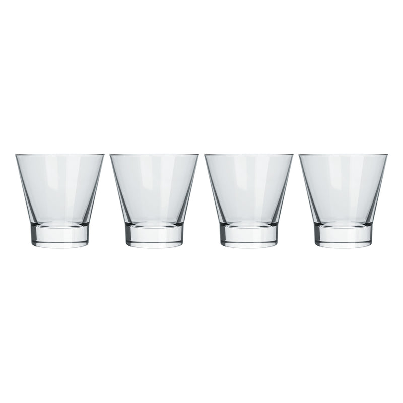 CONSOL SEVILLE WHISKEY TUMBLER 4 PACK, (350ML)