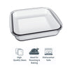 MARINEX SQUARE ROASTER WITH COLOURED PLASTIC LID, 1.1L