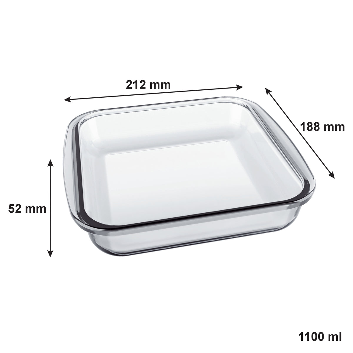 MARINEX SQUARE ROASTERS WITH COLOURED PLASTIC LIDS, 1.1L