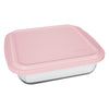 MARINEX SQUARE ROASTERS WITH COLOURED PLASTIC LIDS, 1.8L