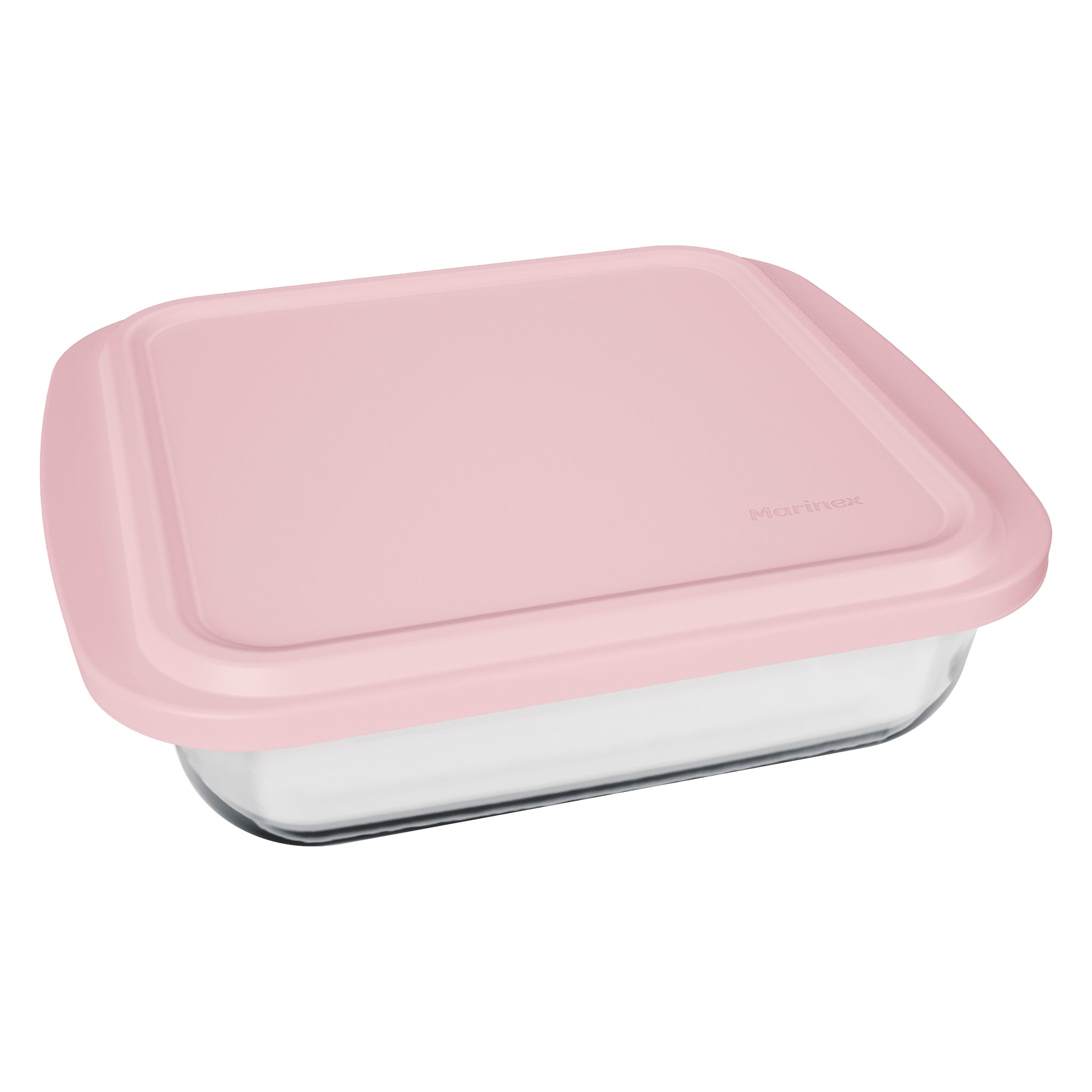 MARINEX SQUARE ROASTERS WITH COLOURED PLASTIC LIDS, 1.8L