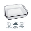 MARINEX SQUARE ROASTER WITH COLOURED PLASTIC LID, 1.8L