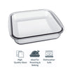 MARINEX SQUARE ROASTER WITH COLOURED PLASTIC LID, 1.8L