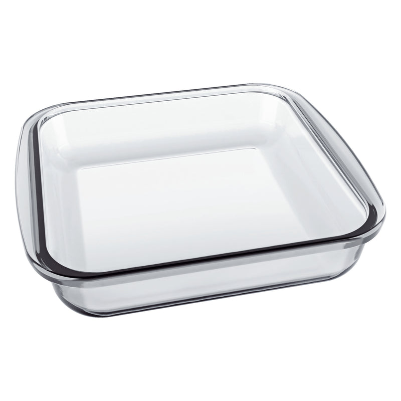 MARINEX SQUARE ROASTER WITH COLOURED PLASTIC LID, 1.8LT (252X226X54MM)